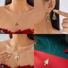 Christmas Tree Pendant Necklace With Zinc Alloy And Lockchain For Holiday Festive Wear