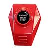 Engine Start Stop Button Cover Metal Interior Accent, Stick On Trim Frame for a Finished Dashboard Style in Cars