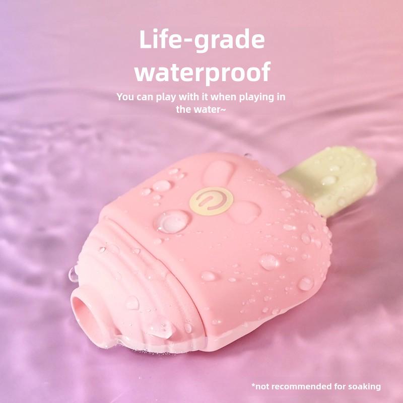 EISCREME Vibrator Sexspielzeug G-Punkt Klitoris Erwachsenenspielzeug 10 Saugmodi Schneller Orgasmus Klitoris Brustwarzenvibratoren für Frauen Paare