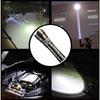 New Outdoor Strong Light LED Zoom Flashlights White Laser High Power Ultra Long Range Torch Rechargeable OLED Display Flashlight