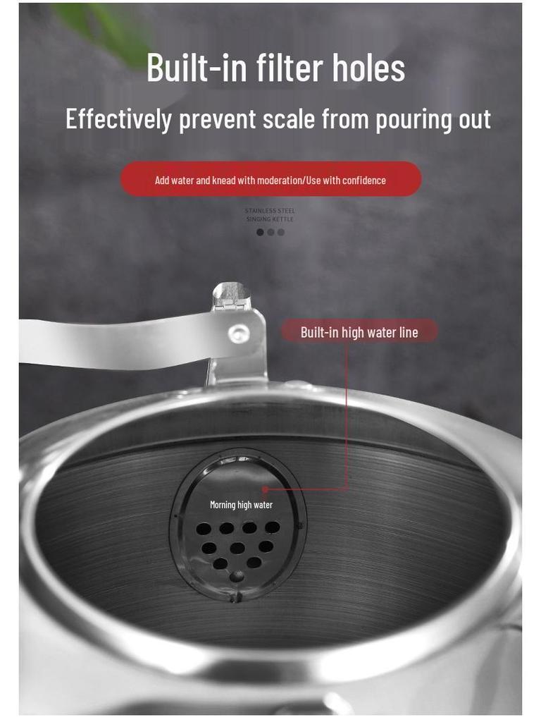Large Capacity Stainless Steel Food Grade Kettle and Hot Water Teapot