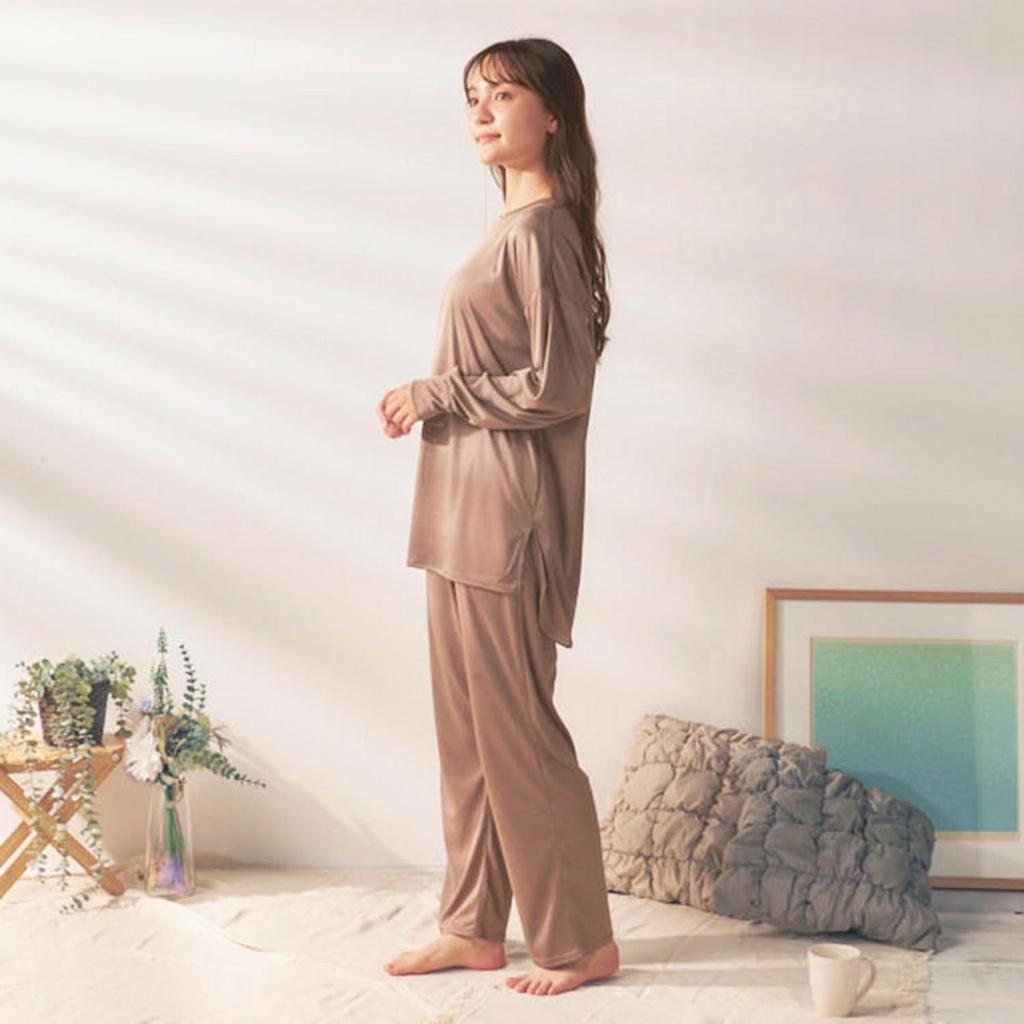 Pet Loungewear Set for Product 345188NBNL Hair-Resistant Long-Sleeve Women, Number