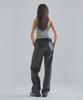 Peulaentigseobiseu Loose Vegan Leather Pants - Black