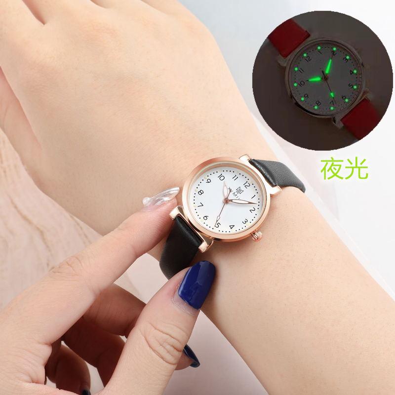 Women'S Watch Female Student Simple Middle School Student Luminous Women'S Quartz Watch Junior High School Student Watch