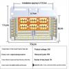 24V LED Truck Side Lights: 13 Row Waterproof Yellow Turn Signal, Super Bright Lamp Beads