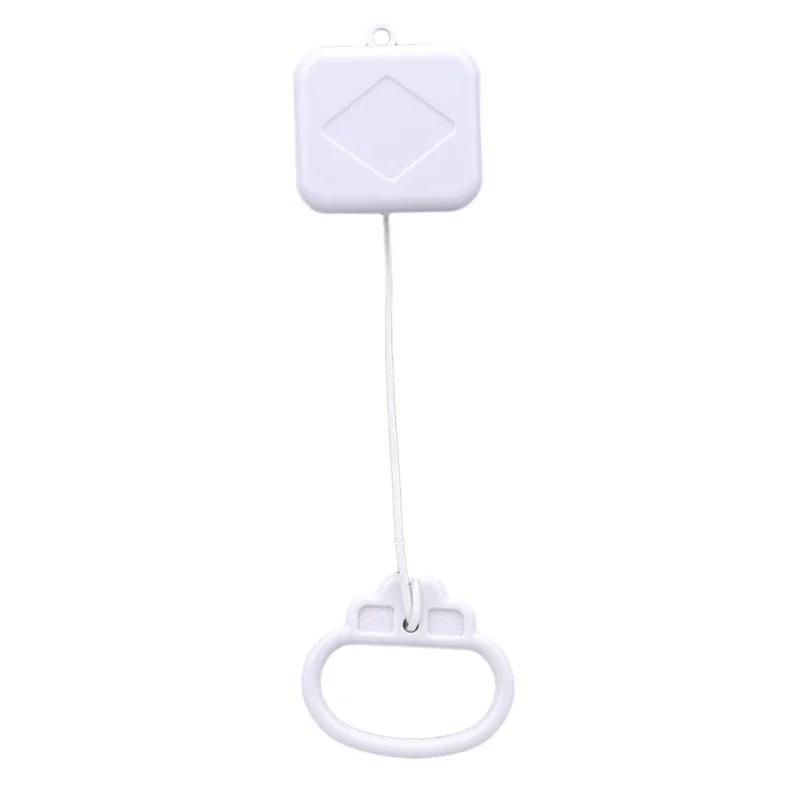 

New Pull String Cord Music Box White Baby Infant Kids Bed Bell Rattle Toy Gifts Parts Accessories for Children Brahms Lullaby білий