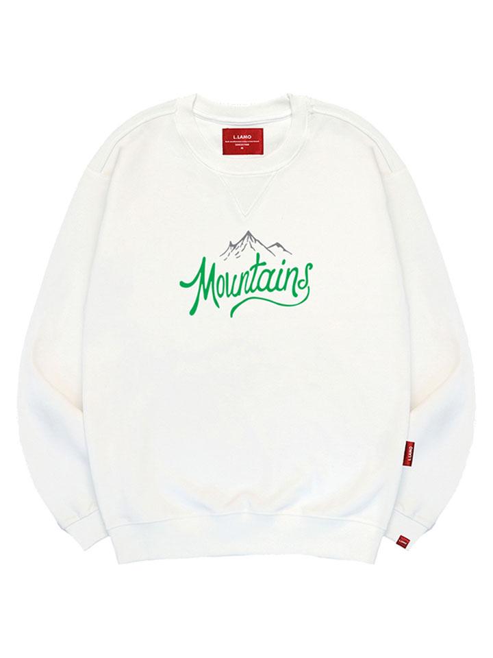 Ellamo Mountain Sweatshirt Unisex Big Sizes S~4Xl