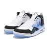 Jordan Courtside 23 Cushioning Slip Resistant Mid top Vintage Basketball Shoes GS Black White Blue AR1002-104(Team10-)