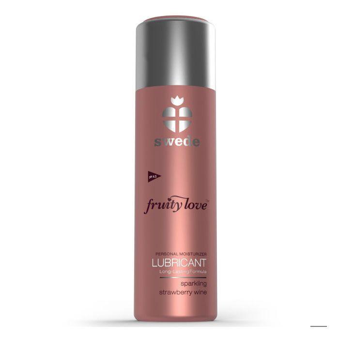 Lubrifiant 100ml vin mousseux de fraise aise Rose