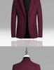 Men's Single-Breasted Wool Blazer - 2025 Autumn/Winter Business Casual Jacket