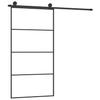 Vidaxl Drzwi Przesuwne A Akcesoriami, 102,5X205 Cm, Esg I Aluminium