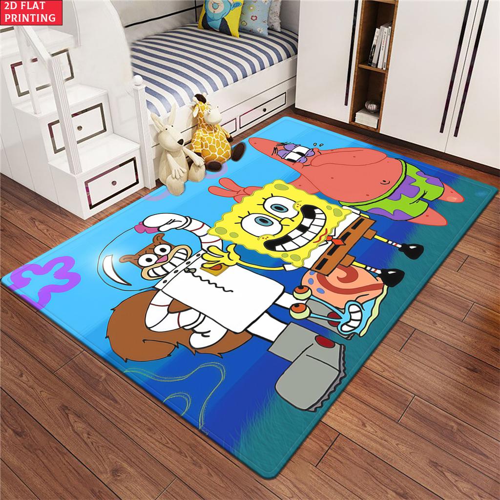 Good partner print Large Room Carpet Non Slip Cartoon Kids Bedroom Living Room Floor Mat Home Decor Children's Play Carpet