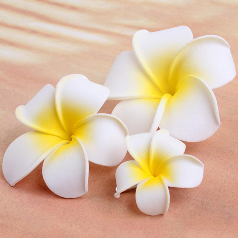 Fiori di Plumeria Plastica Bohemien Frangipani Fermaglio per Capelli Fermagli da Sposa Accessori da Spiaggia Regalo per Ragazze