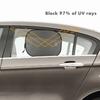 Car Shade For Window Interior Screen Double-Layer Mesh Sun Block, Protect Baby From Sunlight, UV Rays (2 Pcs)