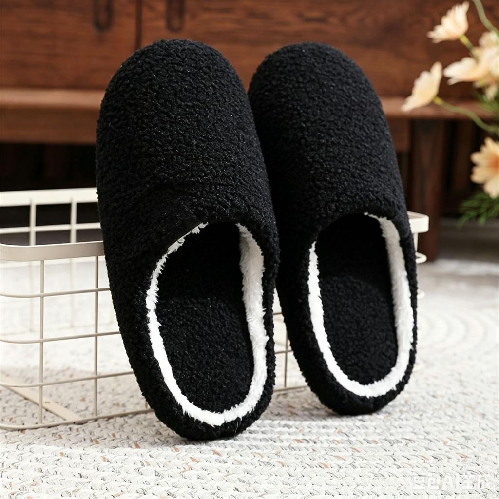 Pantofole in Cotone Taglie Forti per Donna e Uomo, Scarpe in Cotone Spesse e Leggere Antiscivolo, Pantofole Calde da Camera