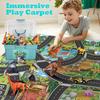 Dinosaur Toys for 3 4 5 Year Old Boys Gifts, Dinosaurs Toys for Kids 3-5-7, Dino Figures Activity Play Mat Christmas Birthday Gifts for Girls Toddler