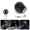 New Arrived Carbon Fiber Gear Shift Knob Manual Transmission Gear Stick Head Shifter Lever Handle With Limiter Adapter SFN135