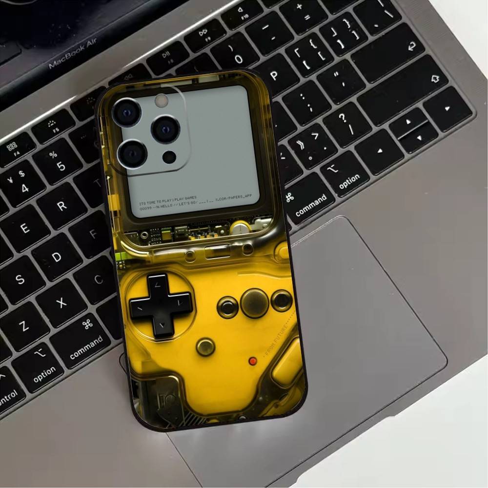 Play G-Game C-consoles Phone Case  For iPhone17,16,15,14,13,12,11 Plus,Pro Max Soft Black Cover