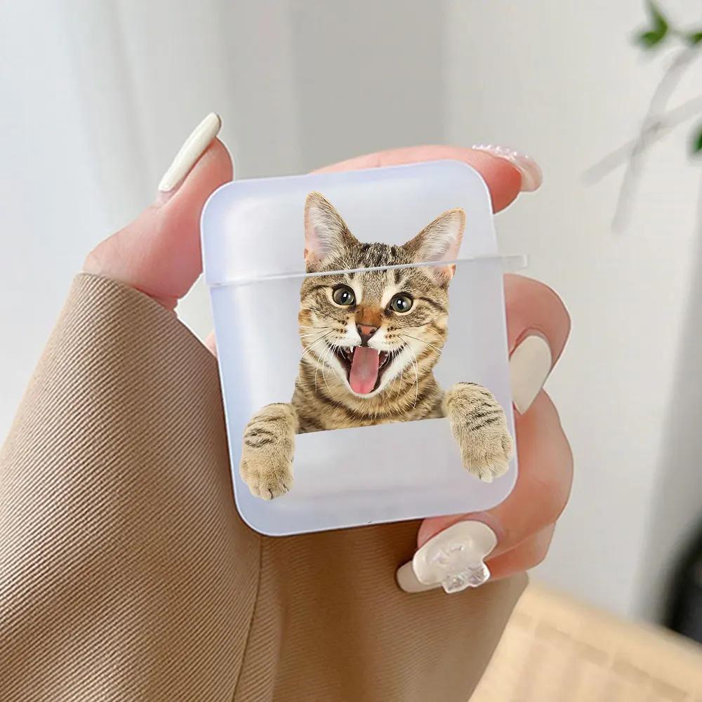 Cute Animal Cat Earphone Case for Airpods 4th 3rd Pro 3 2 Shockproof Covers for Airpod 2 3 1 Protective Accessorie Shell Fundas