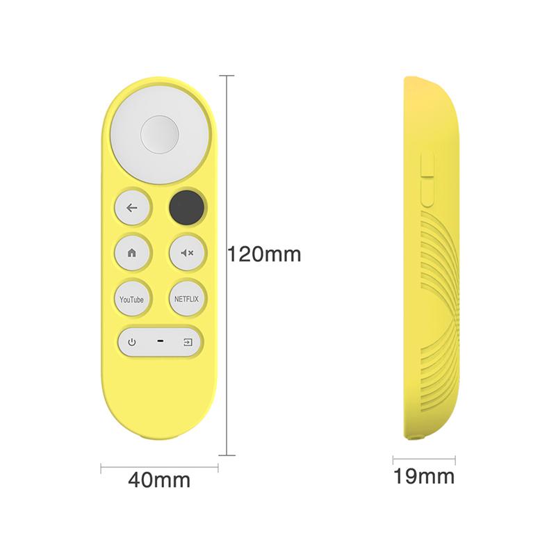 Soft Silicone Case For Google Chromecast Remote Control Protective Cover Shell For Google TV 2020 Voice Remote Control D Durable