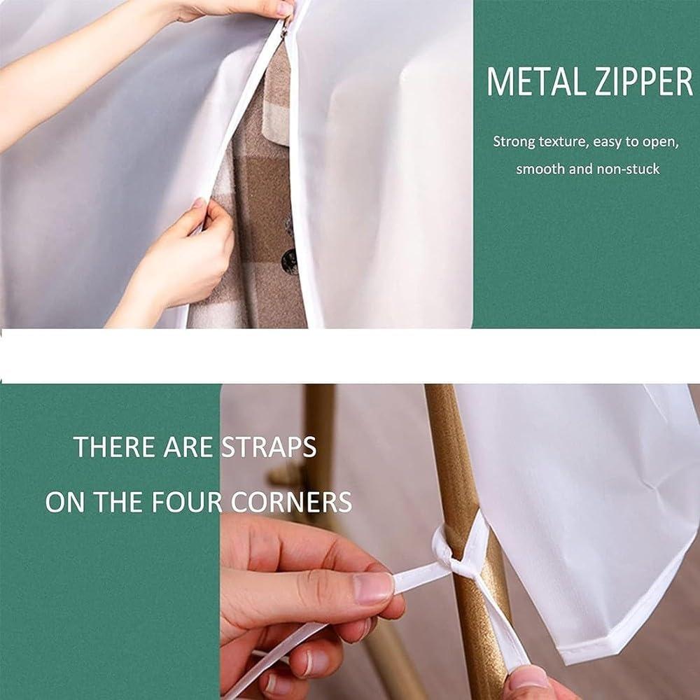 Cabinet Vertical Hanger Wide Dust Cover Bracket Clothing Wardrobe Cover Vertical Hanger 50 * 150 * 100cm