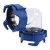90 Degree RV Tote Tank Adapter Clear Sewer Hose Elbow Leakproof Connection for Camping Vehicle Trailers
