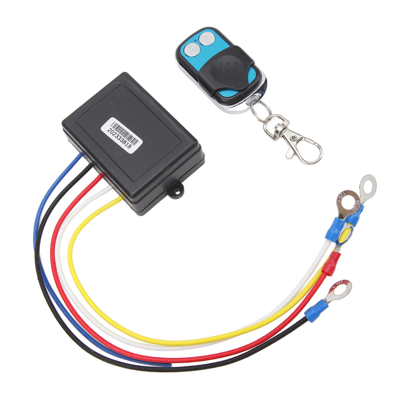 

Беспроводной комплект дистанционного управления лебедкой DC 12 В 24 В 50 футов диапазон высокой чувствительности универсальный подходит для автомобиля ATV