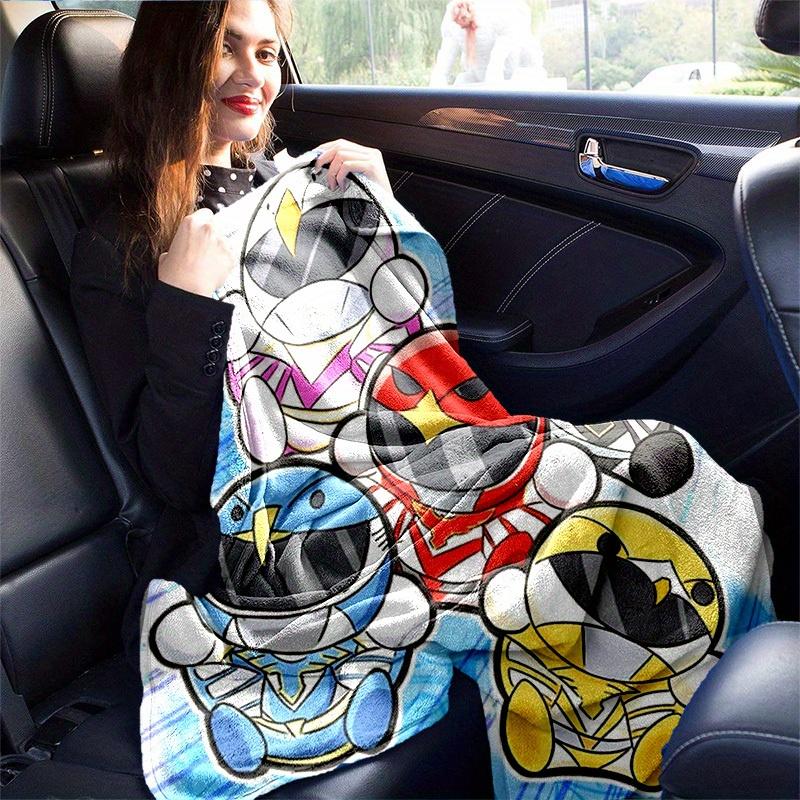 1pcPower Rangers Blanket- Cute Soft Comfortable Gift for All Seasons Ho