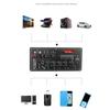 Power Amplifier Board Radio USB Player Subwoofer Amp Receiver with Treble Bass Control for Car Outdoor