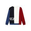 Fila Logo American Style Embroidered Color Block Sports Crewneck Sweatshirt Men Sweatshirt Light-Green F11M149222FIV