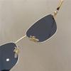 Vintage Metal Framed Sunglasses Metal UV Protection Sunglasses  Travel