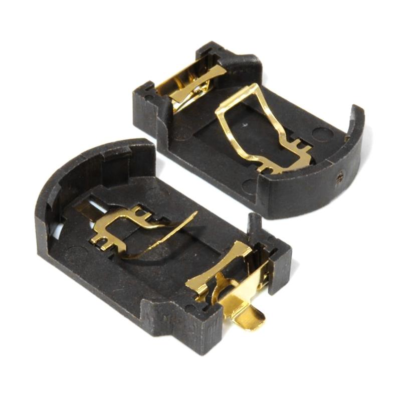 Compactly ABS Metal 3V CR2025 Battery Holder Easy Installation Durability Design For Small Electronics Travel Use