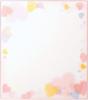 MIDORI Colored Paper with Glitter and Heart Set of 10 Pattern, (Item No. 33115006)
