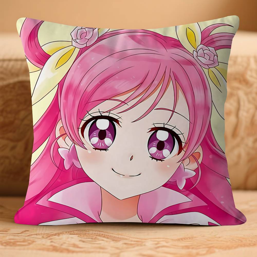 H-Healin'Good Pretty Cure Pillow Case Removable Washable Cushion Cover – All-Season Soft Linen