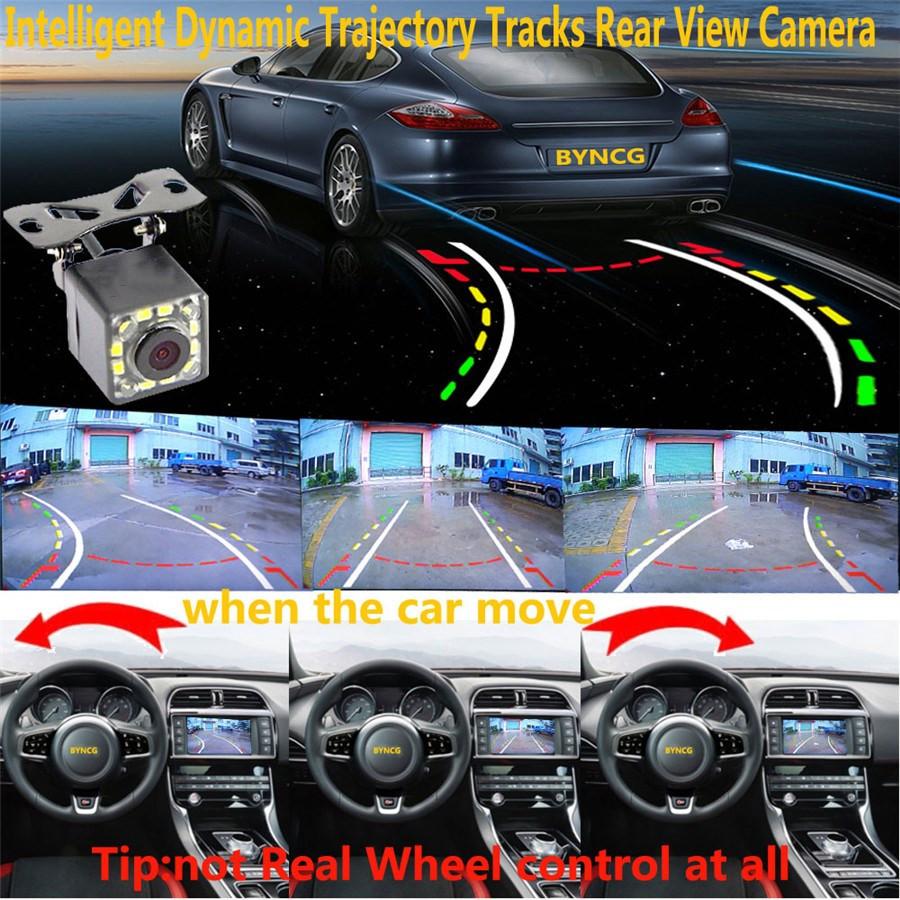 5 Inch Car Monitor TFT LCD HD Digital LED Night Vision Reverse Parking Waterproof with 12LED Dynamic Track Camera