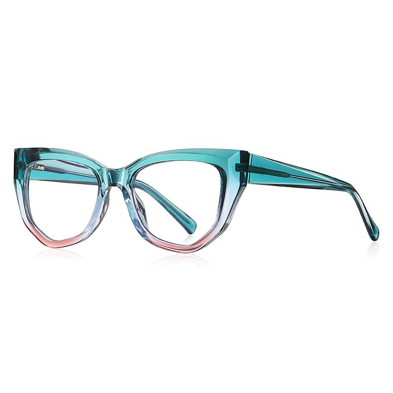 0 -0.5 -0.75 To -6.0 Anti Blue Light Cat Eye Nearsighted Glasses For Women Fashion  Hyperopia Eyeglasses Power +0.5 To +4.0