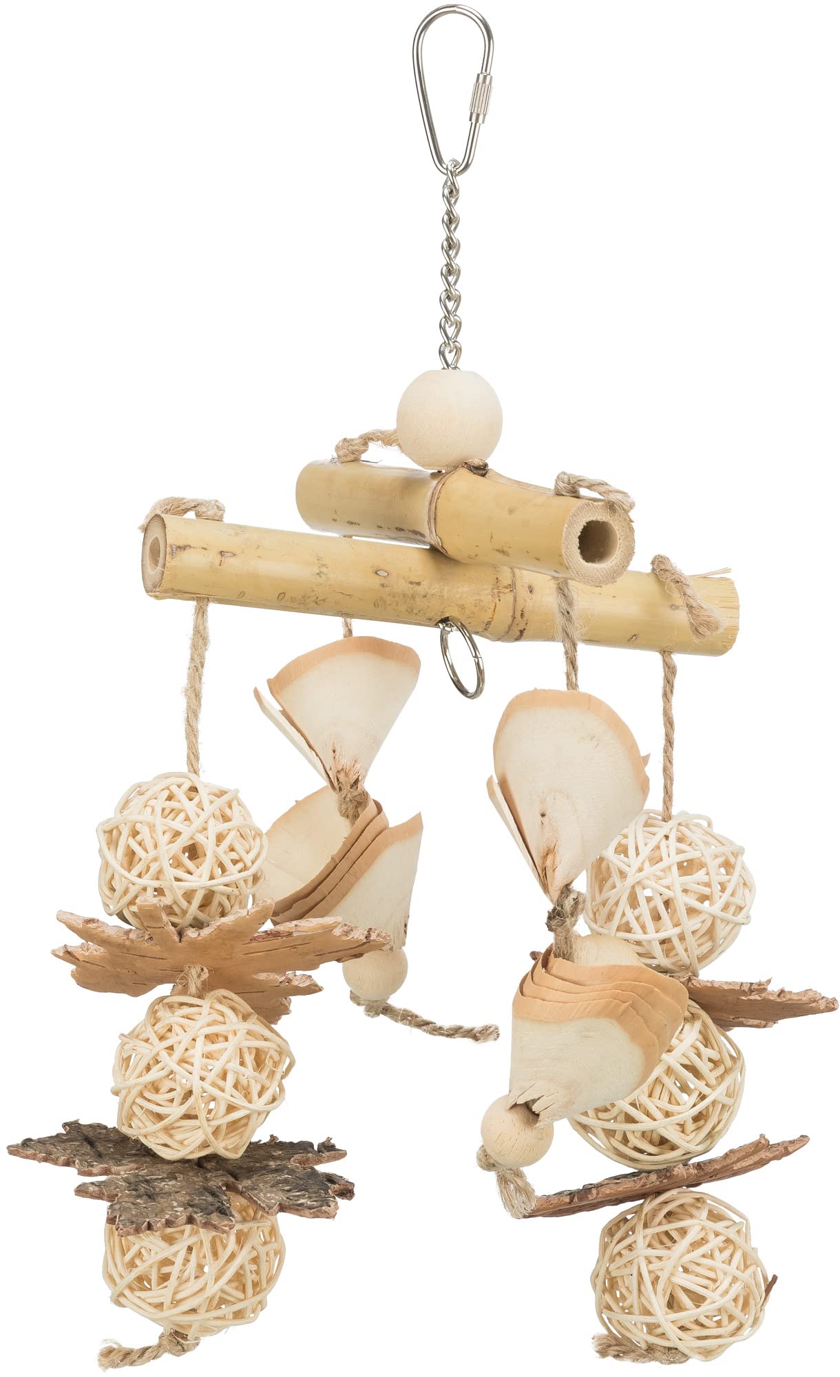 Juguetes para pájaros Trixie Nature Toys. 31 cm