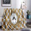 Udinese-Calcio Crest Design Throws Blanket Flannel Blankets Plush for Couch Bed Gifts for Men Women Travel picnic blanket Christmas fan gifts