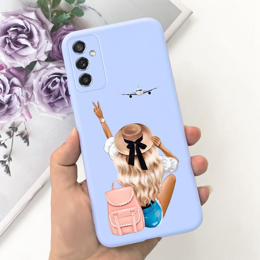 For Samsung M52 5G Case Lovely Duck Cat Head Dinosaur Fundas Soft TPU Phone Cases For Samsung Galaxy M52 5G SM-M526B Hoesje 6.7"