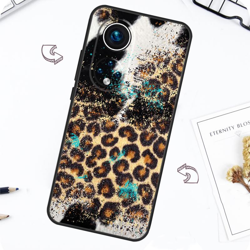 Leopard Print Case For Honor Magic 7 5 6 Lite Honor 200 Pro X8b X9a X8a X8 X9 X9c X9b 50 70 90 Lite Cover