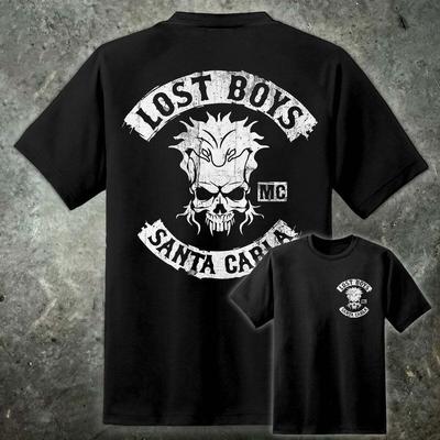 Lost Boys Filmen MC Herr T-shirt Vampyrfilm 80-tal Skräck David Santa Carla