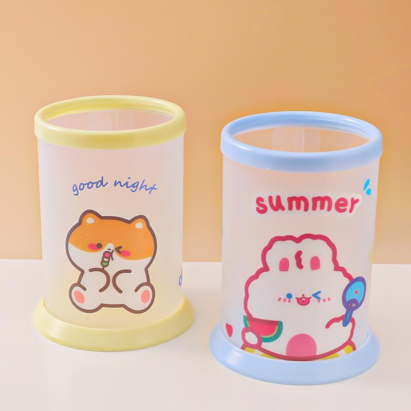 Creative Cartoon Folding Pen Holder & Desk Organizer - Back-to-School Stationery Prize