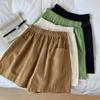 Korean-Style Plus Size Cotton Shorts: Summer Casual Pocket Design for Women