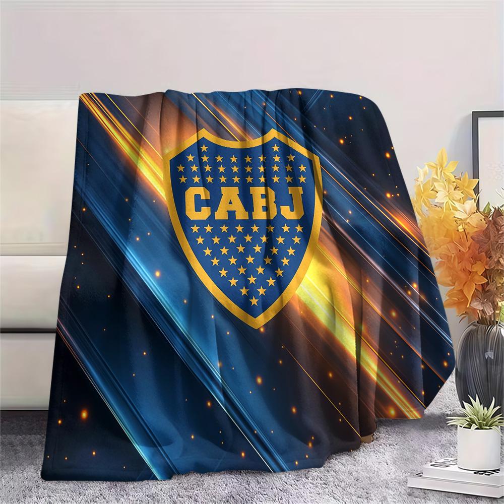 Club Atletico Boca Juniors Flannel Blanket, High quality Comfortable for All Seasons, Home Decor, Warmth and Comfort