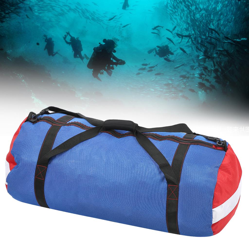 Diving Storage Mesh Shoulder Bag Pack Handbag Equipment for Flipper Wet Clothes PVC Oxford