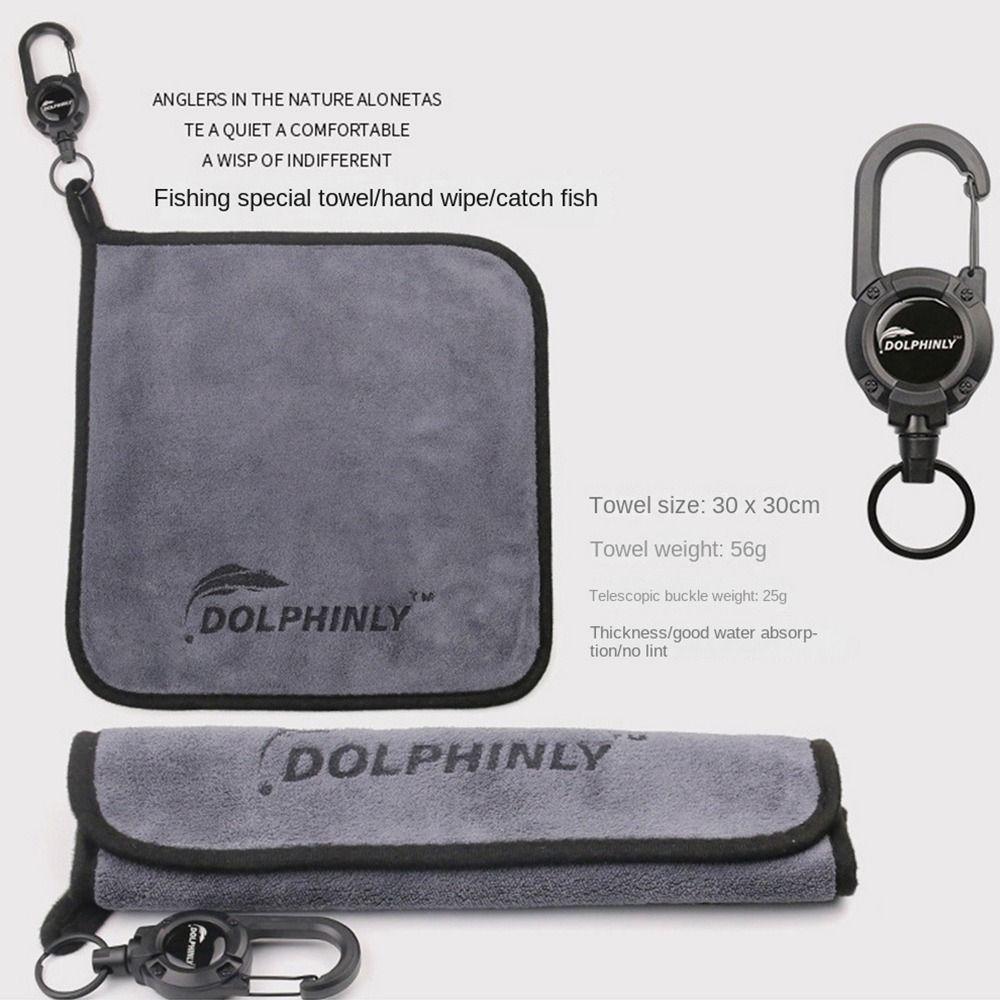 Absorbent Luya Fishing Towel Non Stick Catch Fish Towel Durable Outdoor Hand Wipe Towel