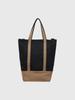 Generalidea Easy Canvas Tote Crossbody Bag [Black] / Sbe3U92002