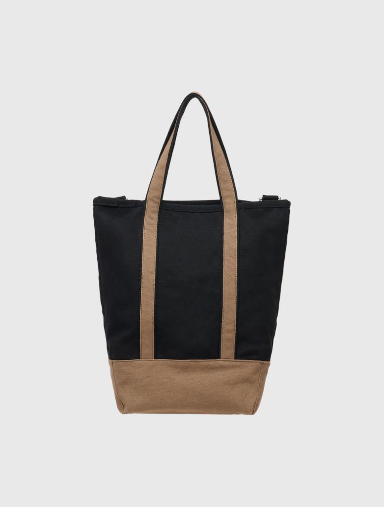 Generalidea Easy Canvas Tote Crossbody Bag [Black] / Sbe3U92002