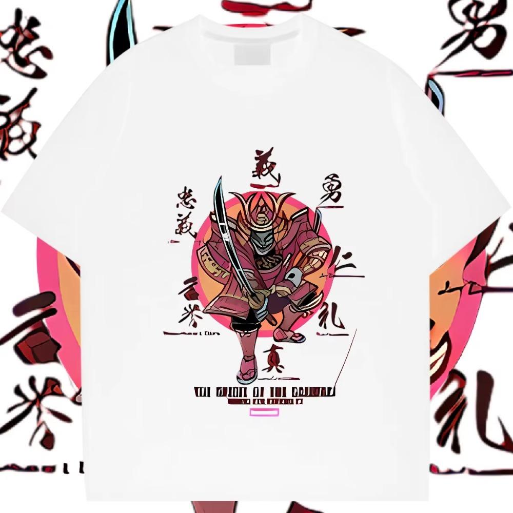 Round Collar Loose Big Size Clothes Harajuku Men's Tshirt Graphic Printing Hippie Tee Fashion Tops Frivolous Tees