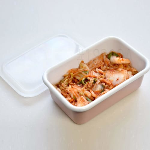 Fuji Horo Shallow Rectangular Container S, 042L, Smoke Blue, Freezer-Safe (-20C), Oven-Safe, Cotton Body, CTN-S SB